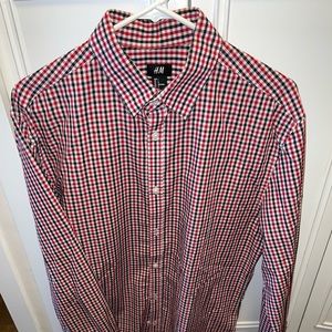 H&M Gingham Shirt Large